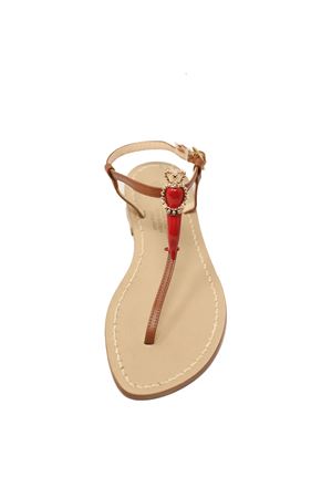 Sandals with napolitan horn Da Costanzo | SANDALICORNOCAPRICUOIOROSSO